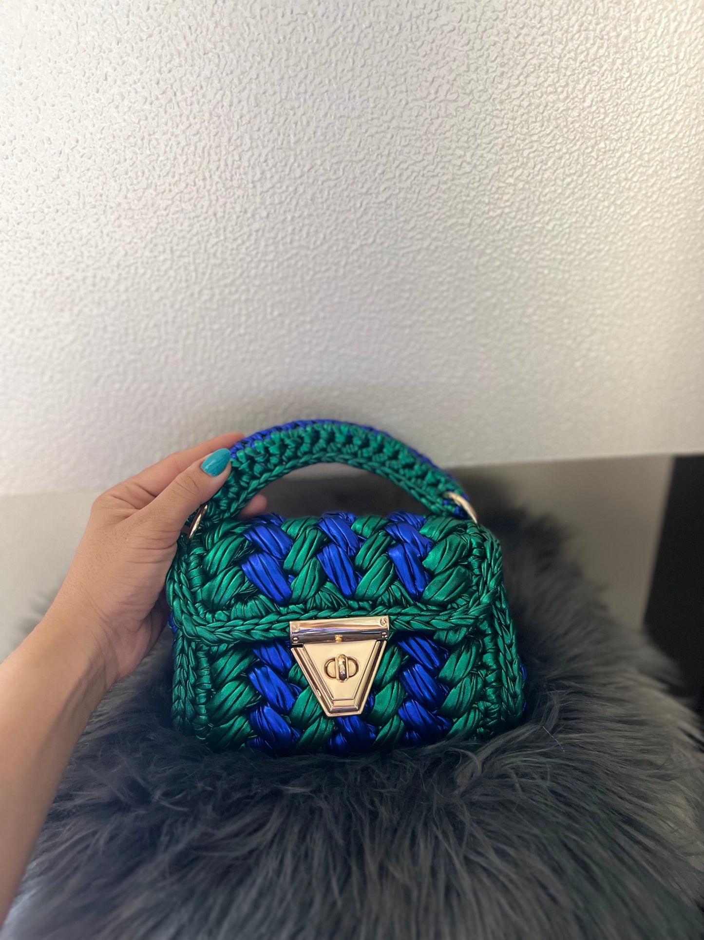 Peacock beauty festive bag