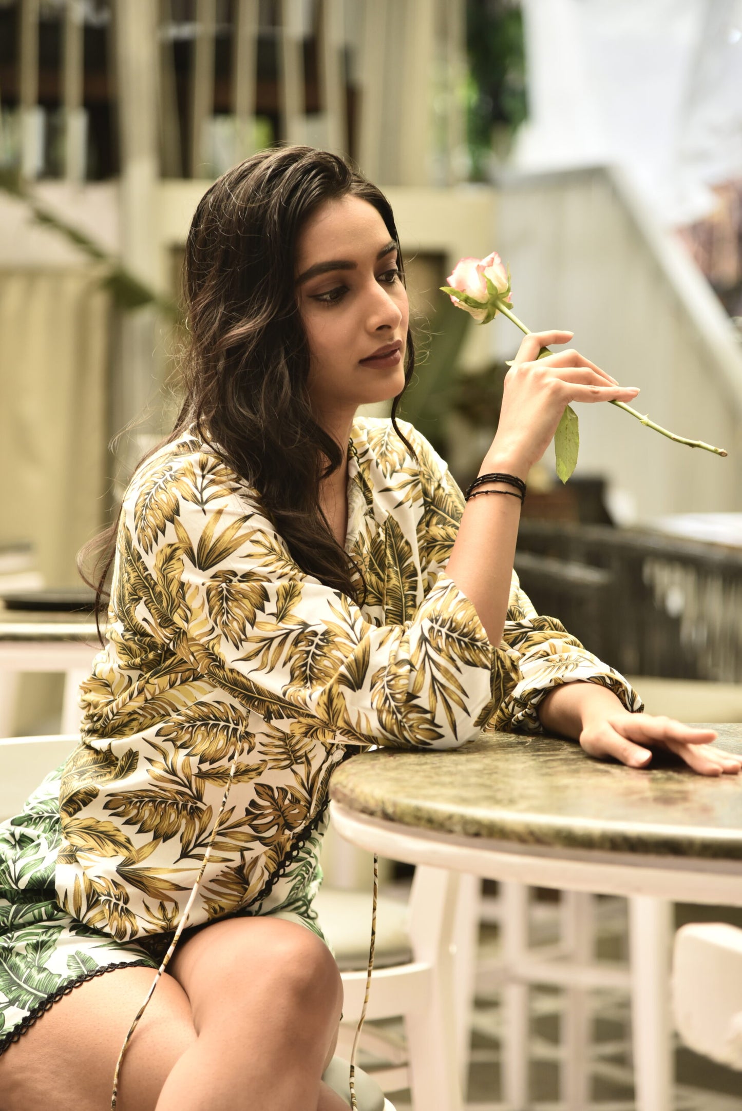 Leaves print Coord set