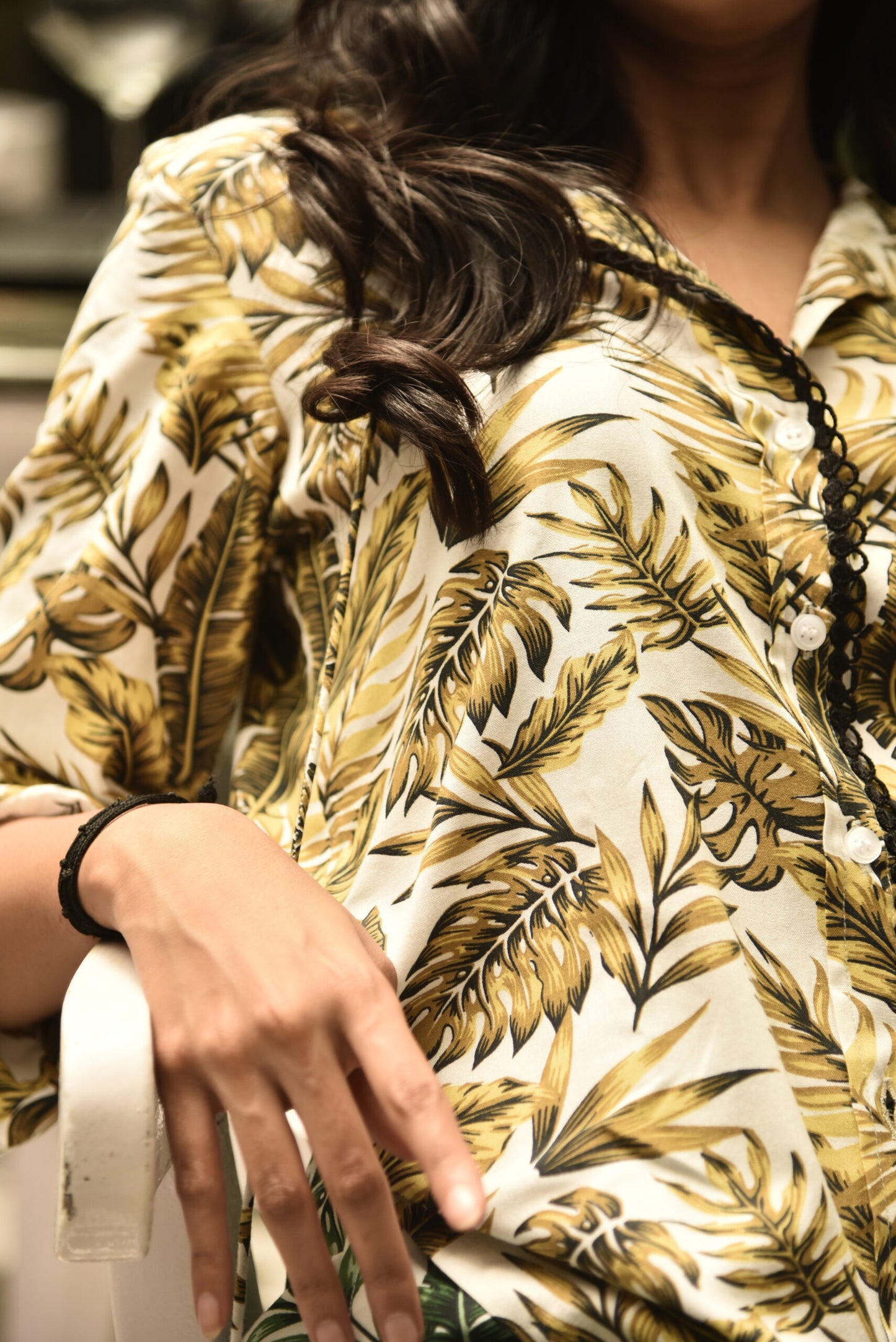 Leaves print Coord set