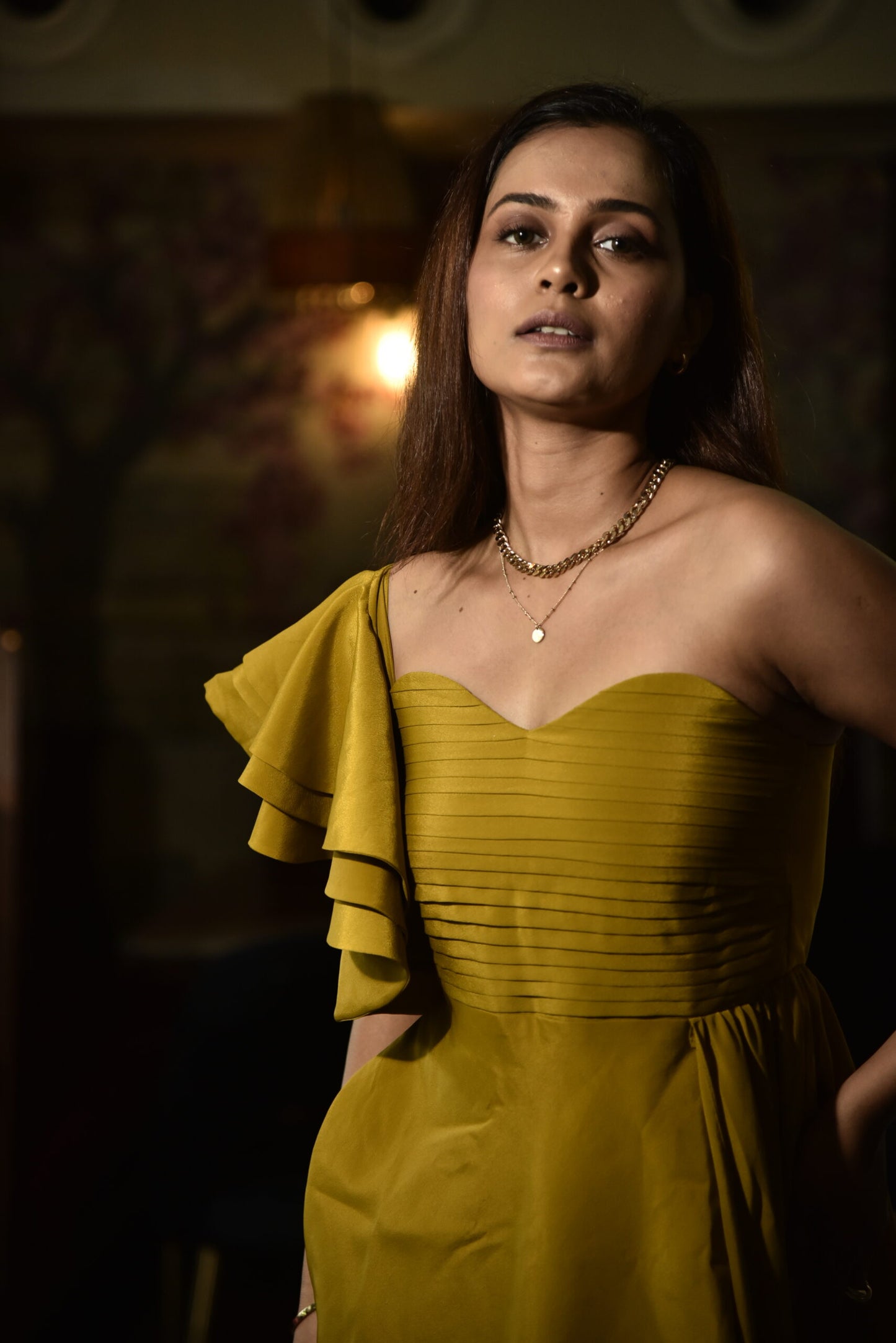 One Shoulder Cocktail Dress