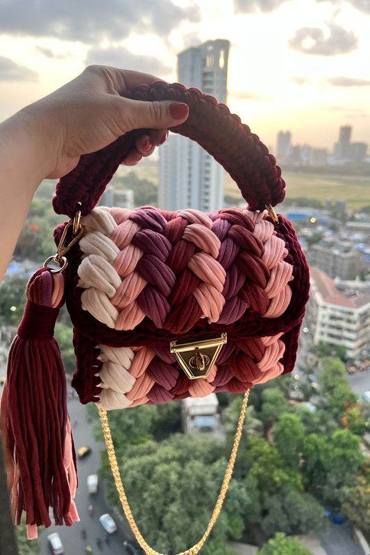 Burgundy Love Bag