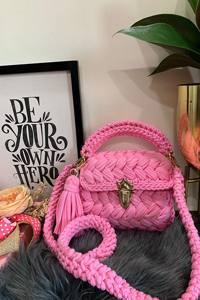 Pink Vegan Bag