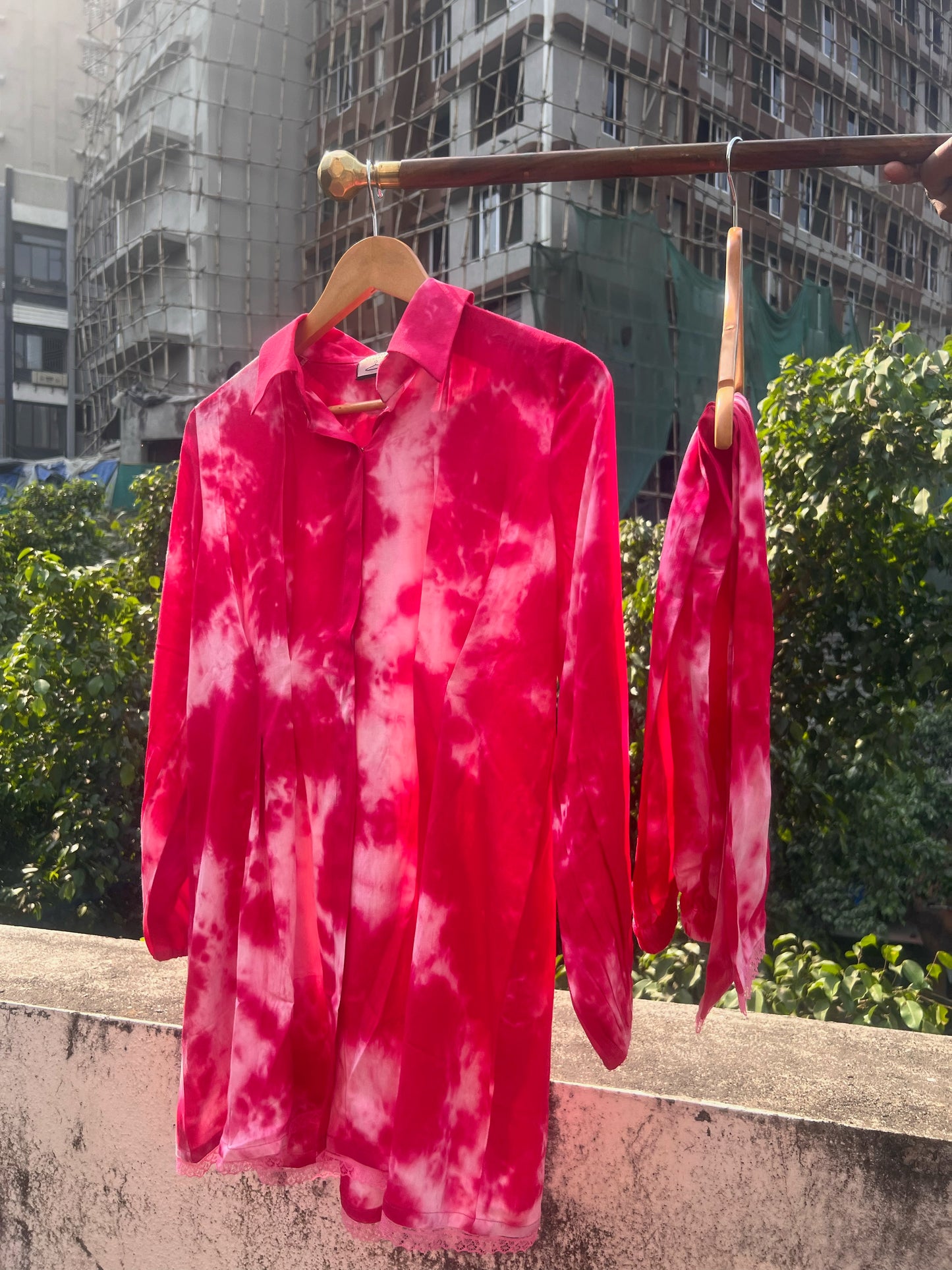Tie and Dye Pink coords