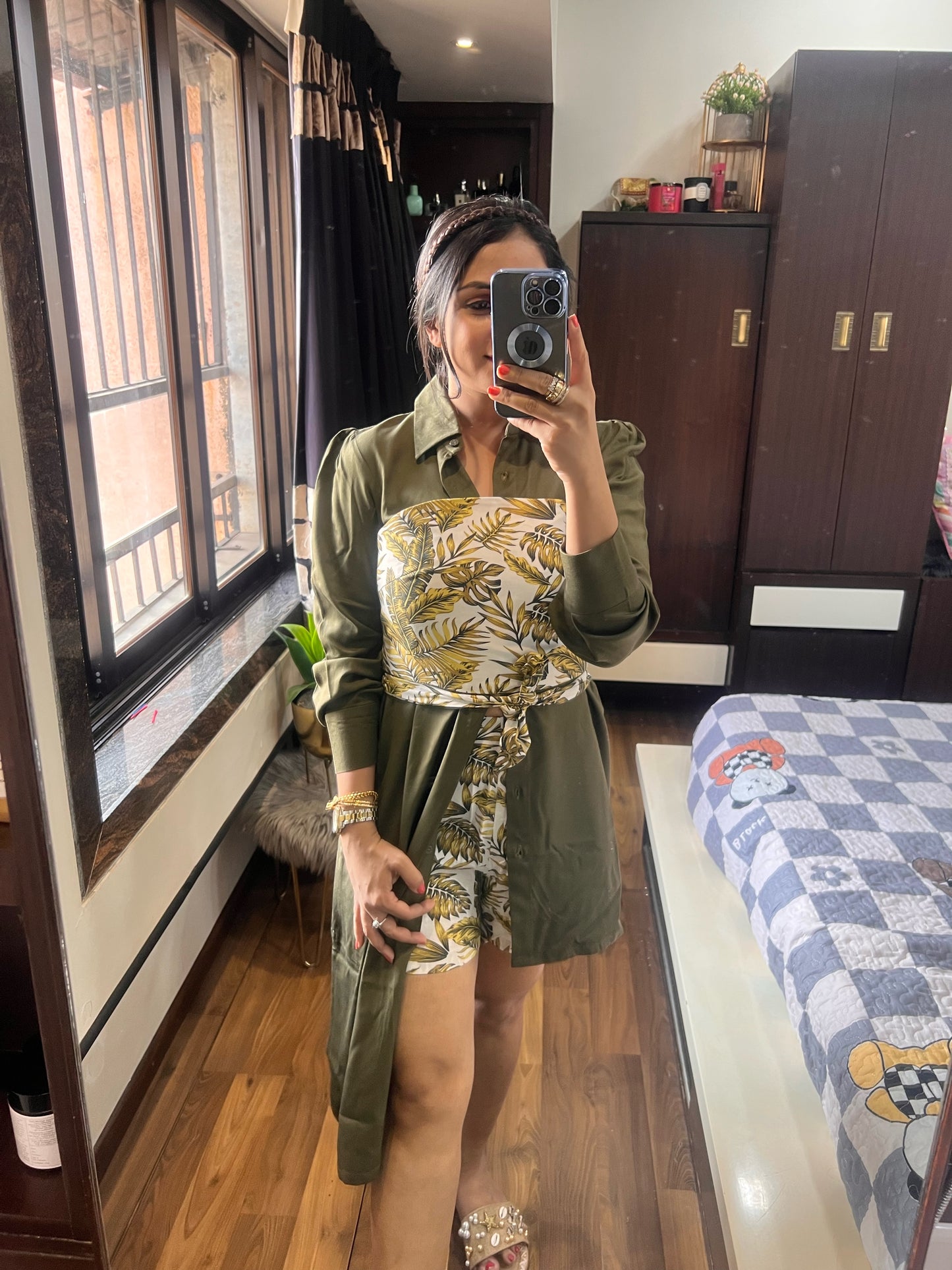 Olive Three Piece Coords