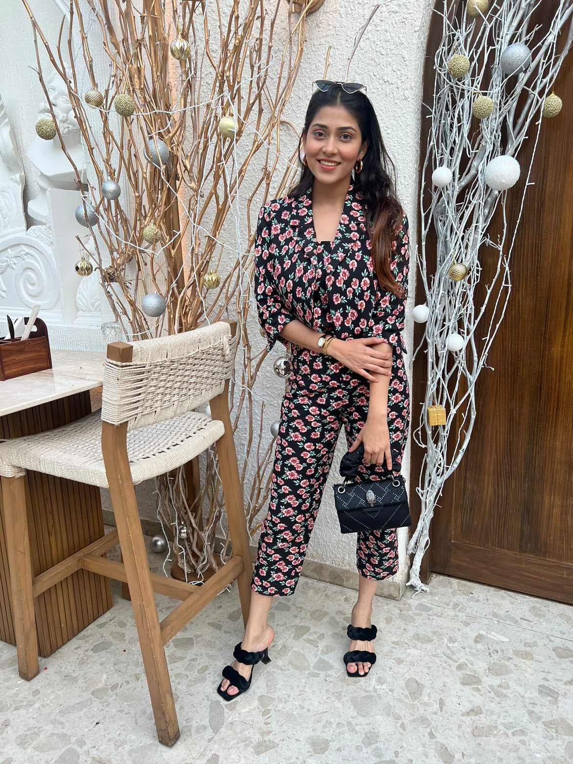 Floral cord set