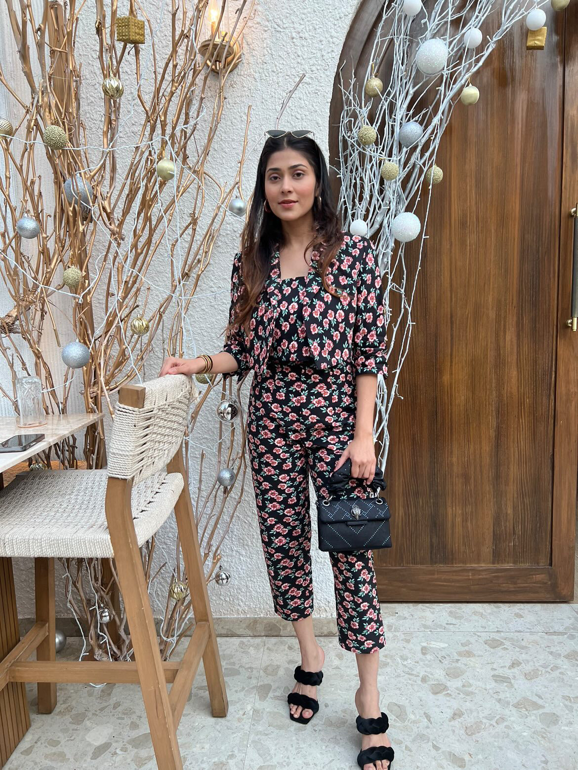 Floral cord set