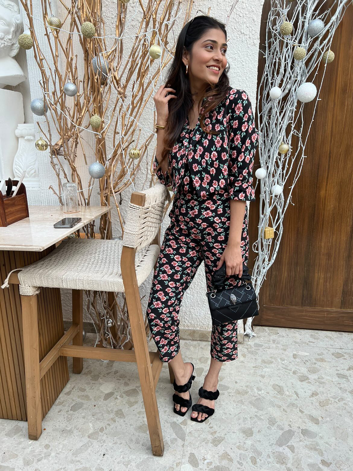 Floral cord set