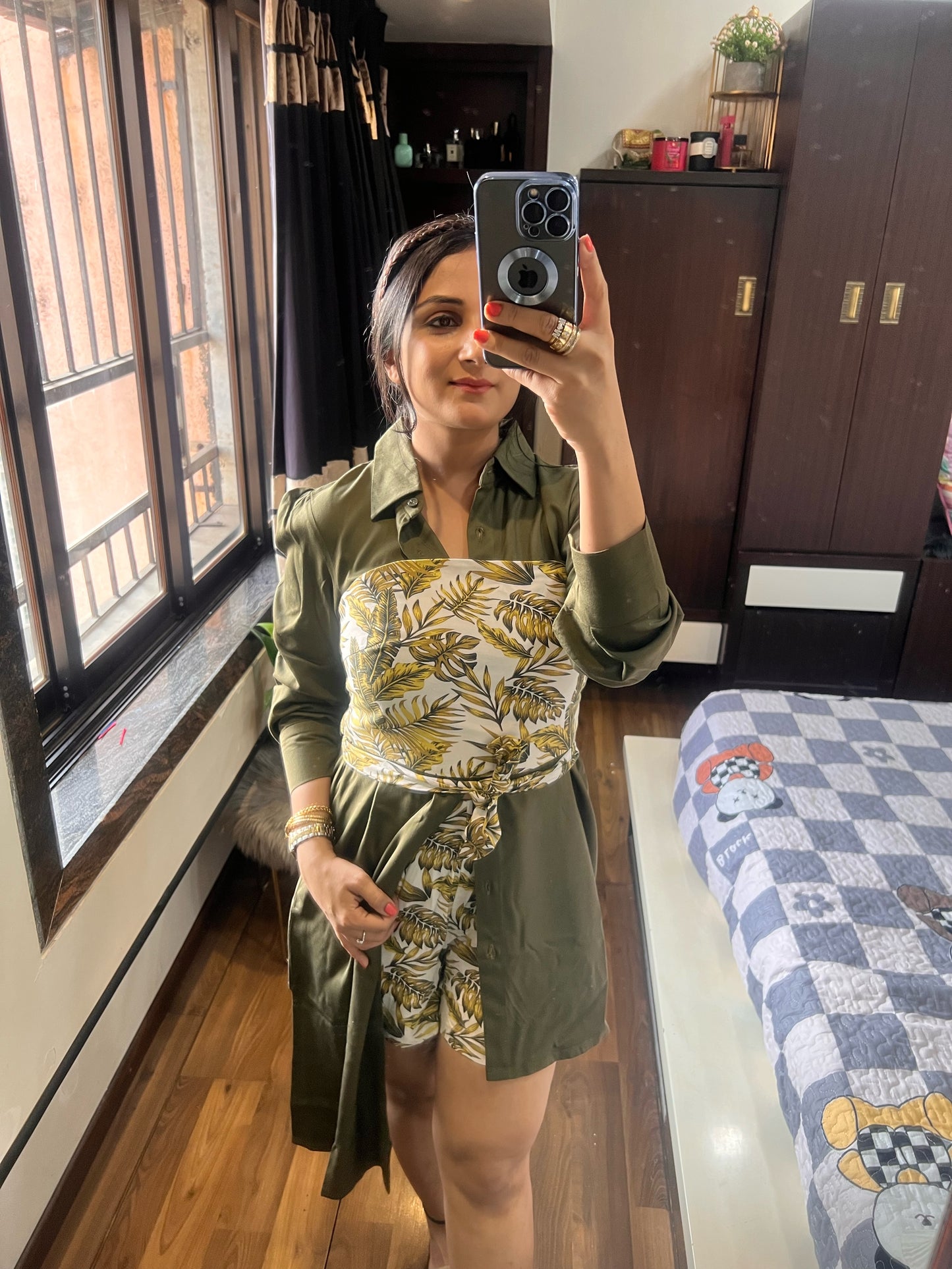 Olive Three Piece Coords